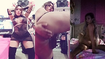 Big Balls Shemale Priya is Fucked Hard by His Neighbor