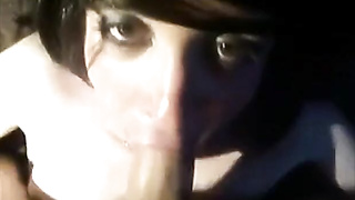 Massive-pink cigar Dad Gets a Deep Fellatio from Amateur Crossdresser