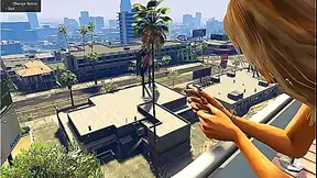 Hentai Escort Rides Wildly in Supercar – Naughty GTA Night Escapade