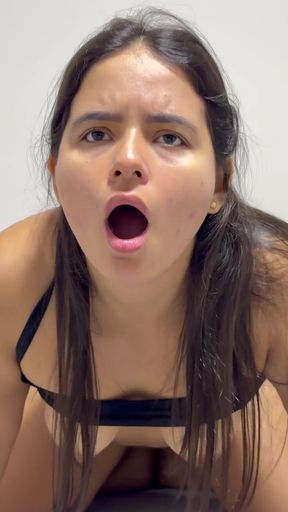 Sharing the bed with the big stepsister   Clip 3