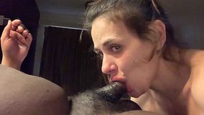 Sloppy Interracial Oral Delight
