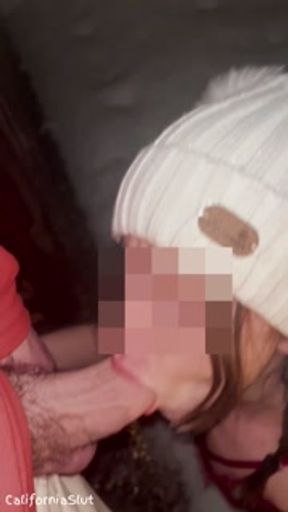 I SUCK A STRANGER ON THE SNOW - REAL HOMEMADE