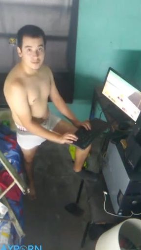 Jesus in boxer playing Mario kart 64 video recorded in 2021