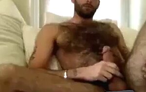 Super Sexy Str8 Hairy Guy cums on cam #116