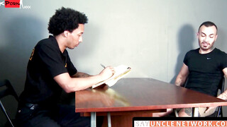 SayUncleNetwork.com - Black jock's interracial fuck pierces perp and ends with a jizz