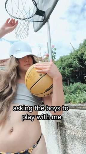 Basketball teen gets drilled on the court