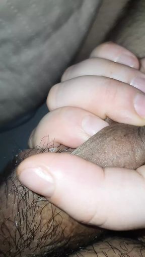 Step mom handjob step son hair cock