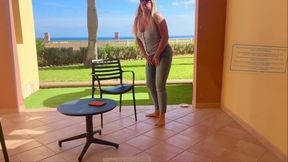 Locked on the Balcony - Desperate Piss in My Jeans
