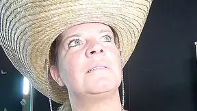 2 Young Men Fuck The Old Woman In Backstage