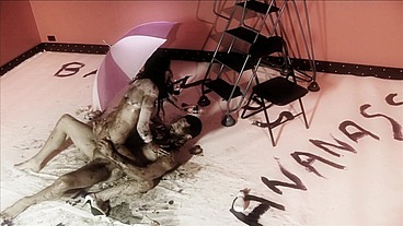 Big Boobed Brunette Jodi James Gets Covered In Chocolate To Suck And Fuck