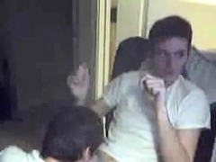 Swallow twink friend's cum