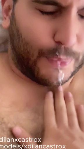 Hairy Male Fills Princess Twink's Sweet Ass with Cum. Creampie