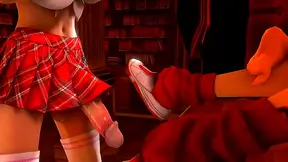 Teen Lollipop Seduces MILF In 3D Anime Japanese Cartoon Fucked Eccentrically