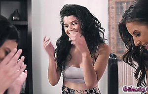 Harley Haze convinces them to share a kiss to see what will happen