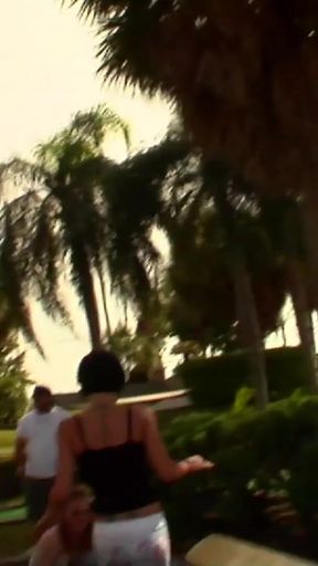 Emotional moment from &quot;Meeting a sexy brunette on the golf course and fucking her tight pussy&quot;