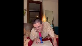 Close-up Dildo Ride - Non-binary Ftm Twink With A Huge Fat Ass