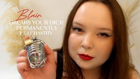 BLAIR BREAKS YOUR DICK PERMANENTLY PART FOUR CHASTITY