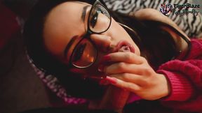 Cum on Teacher's Glasses - My Forbidden Fantasy Came True