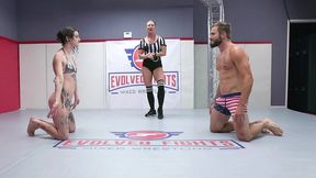lydia black vs nathan bronson mixed wrestling