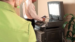 Is this your cunt in the copy machine?! - Luna Azul