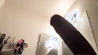 Solo Teen Twink Strokes Big Cock in Brief Handjob