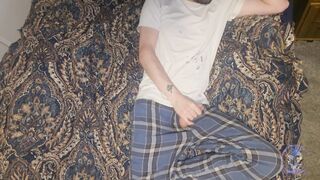 Dressed Observing Red-hot Pornhub Featured Flick While Taunting My Chisel