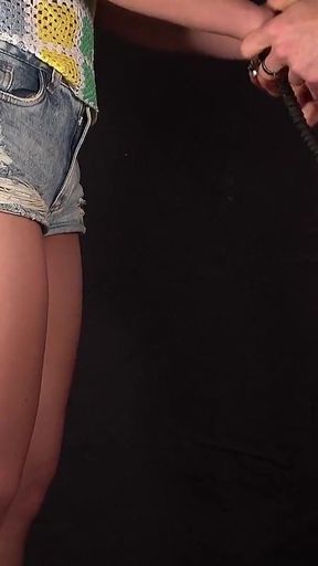 She Sincerely Likes Being Tied up While Fuck Her in Standing Doggystyle