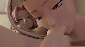 Blowin' Dick&#x1F32D;, Futanari Naruto Sakura's Horny&#x1F975; Fuck Frenzy