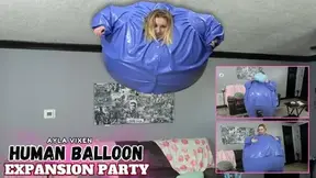 The Human Balloon: Ayla Vixen's Expansion Party [4K]