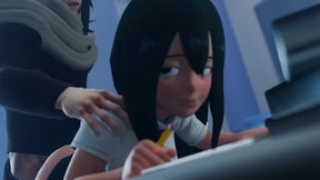 Pounding Tsuyu from Behind