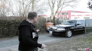 GERMAN CURVY QUEENPARIS SUPRISE VEHICLE SEX WITH BIRTHDAY BRO