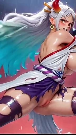 Ai Yamato Compilation of One Piece Shiny and Wet Body in Explicit Split Pose