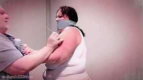 Bound Bbw Hands And Mouth Taped