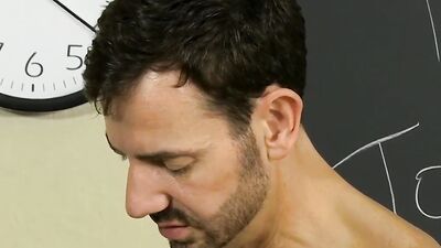 Athletic teacher Bryan Slater ass fucks Latino Dustin Cooper