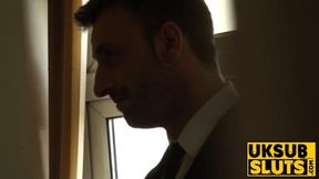 UKSubSluts com - Skyler McKay takes a rough dick from a suited male