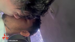 Sucking My Friend in the Car After