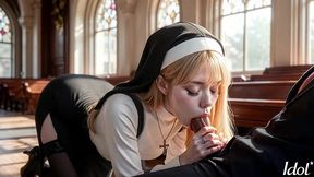 nun s payback for her sins with naugty sex [ai]