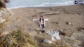 Obedient M Type Woman Enjoys Being Led Around Finding Pleasure in a Bold State Tease Job-2