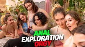 Ersties - Anal Exploration Orgy - All Girl Anal Orgy Kickstarts with Anal Play Ep 1 of 2