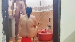 Mom's dirty secrets splashing with son's eager hands in scorching hot shower&#x1F6BF; steam