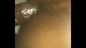 Cream big booty black ts