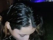 la llevo al Planetario a pasear a mi hijastra y termino cogiendole la boca con arcadas y la conchita