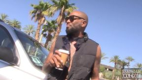 shaundam drives boober ride share to pick up alura jenson