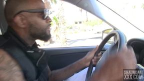 shaundam drives boober ride share to pick up alura jenson