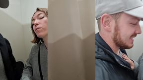 on va au courses, jvous raconte, je vois par hasard des cabines d essayage, ben...