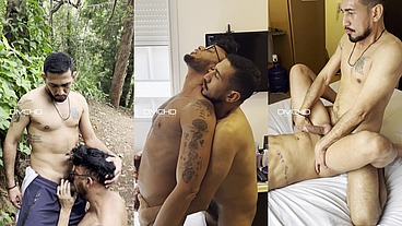 I called my cousin to run and the naughty guy fucked me in the middle of the trail.