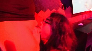 Petite Tattooed Latina Sucks Cock Deep While Getting Her Ass Fucked Raw