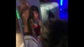 Asian slut in beautiful lingerie screams from a big cock like a hungry