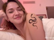 JOI - jerking you off in bed POV - Virtual Girlfriend