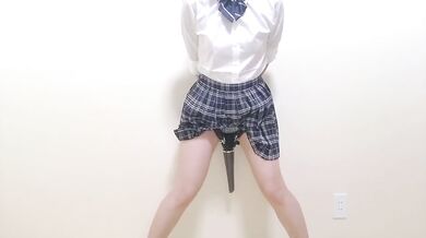 固定バイブでイクまで放置させました